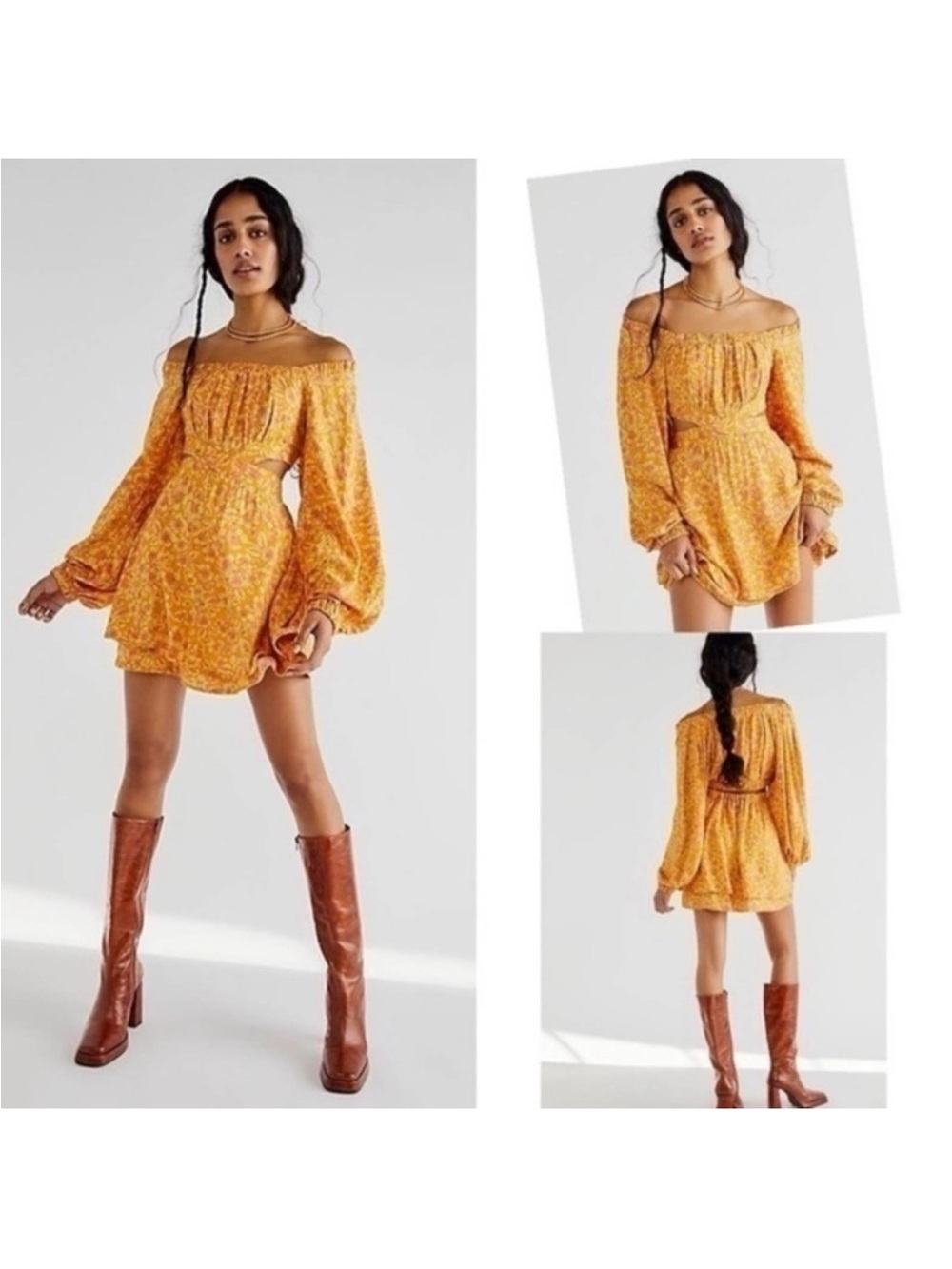 Free People Jael Cut out dress - Free People Floral open back dress XSmall - Picture 12 of 12